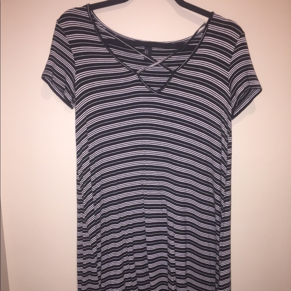 Forever 21 stripped T-shirt dress